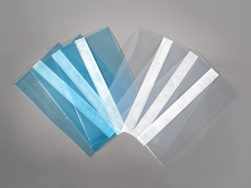 Kantong strip tengah terbuat dari tyvek