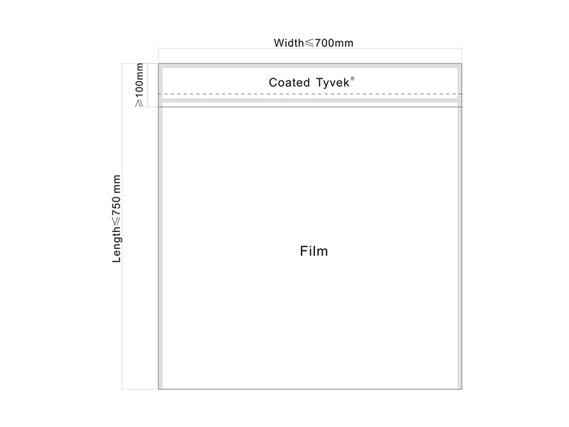 Tas header AMD dengan Tyvek